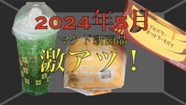 【 食レポ #2 】 2024年5月現在販売中！マクドナルドの期間限定メニューとかを食レポするだけ！