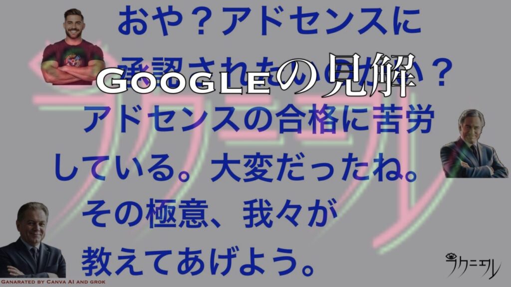 アドセンス利用に対するGoogleの見解