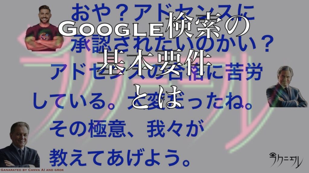 アドセンスの「Google 検索の基本事項」