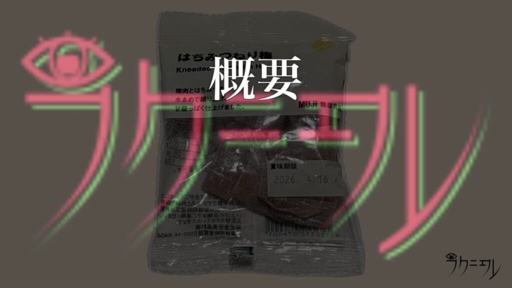 無印良品 はちみつねり梅 概要